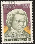 Stamps Hungary -  Música - 200 aniversario nacimiento de Beethoven