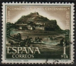Stamps Spain -  Conmemoraciones centenarias d´San Sebastian (Vista General)