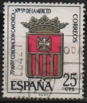 Stamps Spain -  LXXV aniversario d´l´coronacion d´Nuestra Señora d´l´Merced (Escudo d´l´Orden )