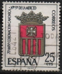 Sellos de Europa - Espa�a -  LXXV aniversario d´l´coronacion d´Nuestra Señora d´l´Merced (Escudo d´l´Orden )