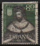 Stamps Spain -  LXXV aniversario d´l´coronacion d´Nuestra Señora d´l´Merced (Jaimen I )