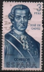 Stamps Spain -  Jose d´Galvez