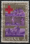 Stamps Spain -  Centenario d´l´cruz roje internacional