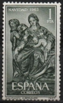 Stamps Spain -  Navidad (Nacimiento 1963)