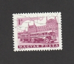 Stamps Hungary -  Trolebús