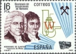 Stamps Spain -  2715 - Grandes efemérides - Bicentenario del descubrimiento del wolframio