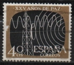 Stamps Spain -  XXV años d´paz Española (Telecomunicaciones)