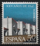 Stamps Spain -  XXV años d´paz Española (Nuevos Poblados)