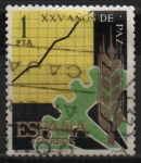 Stamps Spain -  XXV años d´paz Española (Desarrollo d´l´Producion)