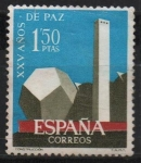 Stamps Spain -  XXV años d´paz Española (Construccion)