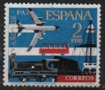 Sellos de Europa - Espa�a -  XXV años d´paz Española (Transportes)