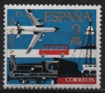 Stamps Spain -  XXV años d´paz Española (Transportes)
