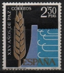 Stamps Spain -  XXV años d´paz Española (Regadios)