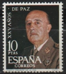 Stamps Spain -  XXV años d´paz Española (General Franco)