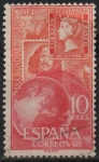 Stamps Spain -  Dia mundial d´sello 1964