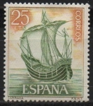 Stamps Spain -  Homenaje a la marina Española (Carraca)