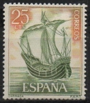 Stamps Spain -  Homenaje a la marina Española (Carraca)