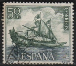 Sellos de Europa - Espa�a -  Homenaje a la marina Española (Galera)
