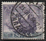 Stamps Spain -  Homenaje a la marina Española (Galeon)