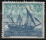 Stamps Spain -  Homenaje a la marina Española (Jabeque)