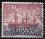 Stamps Spain -  Homenaje a la marina Española (Fragata Numancia)