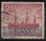 Stamps Spain -  Homenaje a la marina Española (Fragata Numancia)