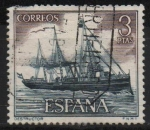 Stamps Spain -  Homenaje a la marina Española (Destructor)