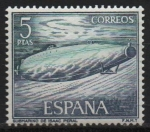 Sellos de Europa - Espa�a -  Homenaje a la marina Española (Submarino d´Isaac Peral )