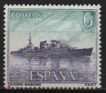 Sellos de Europa - Espa�a -  Homenaje a la marina Española (Crucero Baleares )