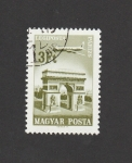 Stamps Hungary -  Sobrevolando París