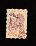 Stamps Hungary -  Sobrevolando Veszprem