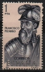 Stamps Spain -  Francisco Pizarro