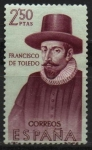 Stamps : Europe : Spain :  Francisco d´Toledo
