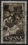Stamps Spain -  Navidad (Nacimiento 1964)