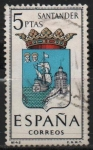 Stamps Spain -  Santander