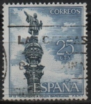 Stamps Spain -  Monupento a Colon 