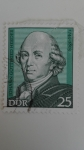 Stamps Germany -  Johann Gottfried Herder/DDR