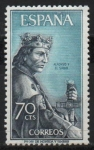 Stamps Spain -  Alfondo X el sabio