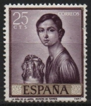 Stamps Spain -  Romero d´Torres (Niña d´l´jarra)