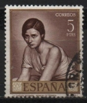 Stamps Spain -  Romero d´Torres (Chiquilla piconera)