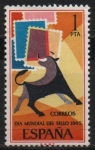 Stamps Spain -  Dia mundial d´sello 1965