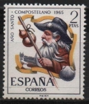 Stamps Spain -  Año Santo Composrelano