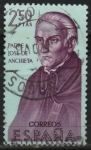 Stamps Spain -  Padre Jose d´Anchieta