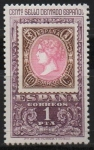 Sellos de Europa - Espa�a -  Centenario d´primer sello dentedo (sello dl 19 cuartos 1865)
