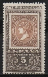 Sellos de Europa - Espa�a -  Centenario d´primer sello dentedo (sello d´2 reales d´1865)