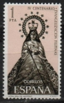 Stamps Spain -  IV centenario d´á Evangelizacion d´Filipinas (Virjen d´Antipolo)
