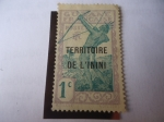 Stamps France -  Francia, Colonias y territorios - Nativo con Arco - Serie:Inini