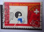 Stamps Switzerland -  50° Festivcal Federal de Fusileros - Lucerna, Julio 7-22-1979 - 50° Eddg, Schützenfest Luzern