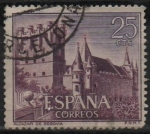 Stamps Spain -  Castillos d´España (Alcazar d´Segovia)