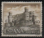 Stamps Spain -  Castillos d´España (Manzanares el Real Madrid)